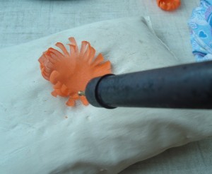 мастер-класс изготовление цветка из ткани